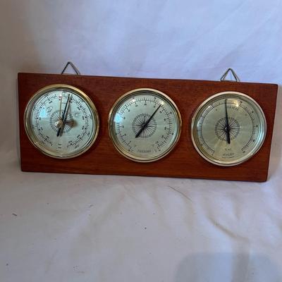 Engraving, Clock, Barometer & Map (O-MG)