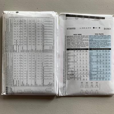 McCall's, Simplicity, Butterick and Kwik Sew Sewing Patterns (P-KD)