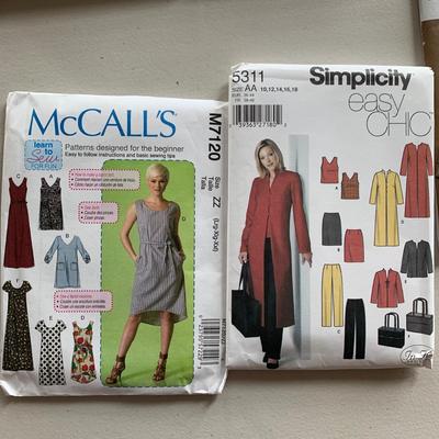 McCall's, Simplicity, Butterick and Kwik Sew Sewing Patterns (P-KD)