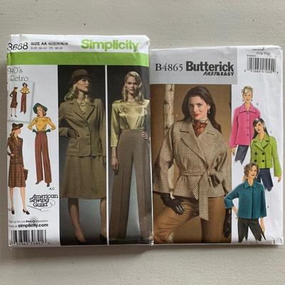 McCall's, Simplicity, Butterick and Kwik Sew Sewing Patterns (P-KD)