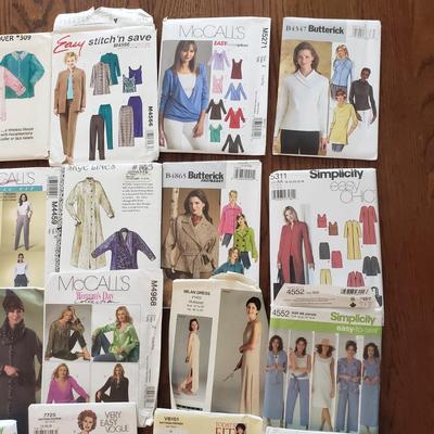 McCall's, Simplicity, Butterick and Kwik Sew Sewing Patterns (P-KD)