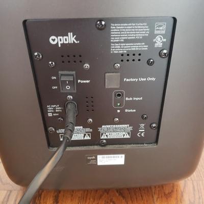 Polk Sound System: Subwoofer & Sound Bar (P-KD)
