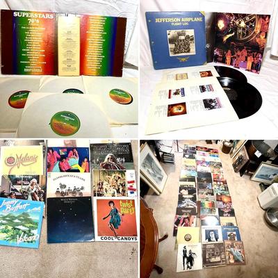 Fifty Plus Vinyl Records - Joplin, Rock Classics, John Denver & More (P-RG)
