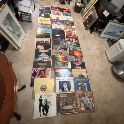 Fifty Plus Vinyl Records - Joplin, Rock Classics, John Denver & More (P-RG)