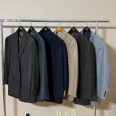 JOS A BANK / MACY'S ~ Six (6) Suit Jackets ~ Size 38 S
