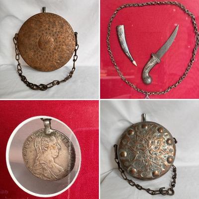 Hammered Copper Water Canteens, Dagger and More (P-DZ)
