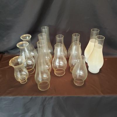 Collection of Hurricane Globes and Lamps (P-KD)