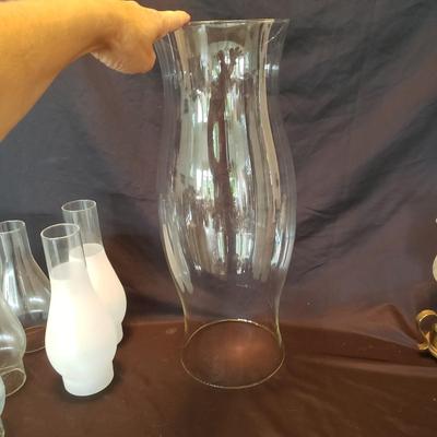 Collection of Hurricane Globes and Lamps (P-KD)