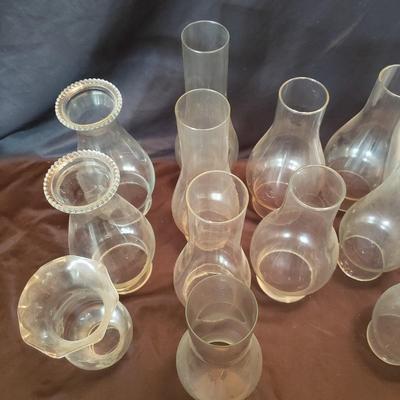 Collection of Hurricane Globes and Lamps (P-KD)