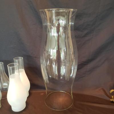Collection of Hurricane Globes and Lamps (P-KD)