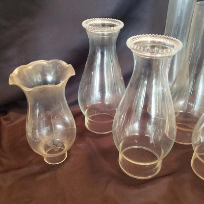 Collection of Hurricane Globes and Lamps (P-KD)