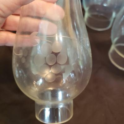 Collection of Hurricane Globes and Lamps (P-KD)
