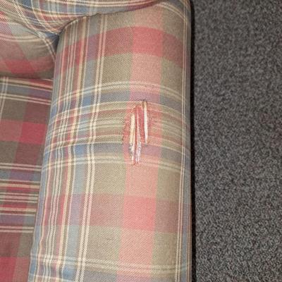 Plaid Recliner