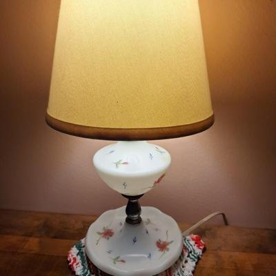 Milk Glass Lamp