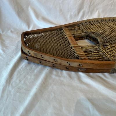 Vintage Wooden Snow Shoes (DR-MG)