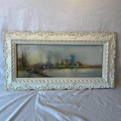 M. Degraff Pastel Signed & Framed Original Painting (O-MG)