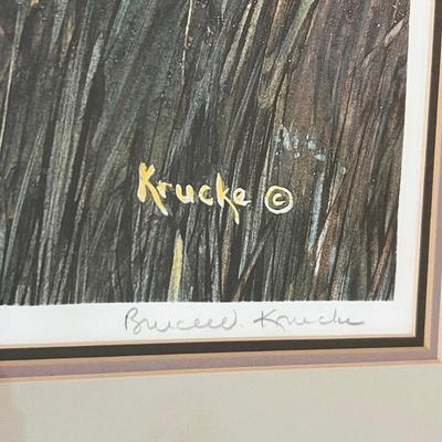 ‘Two Dogs’ Bruce Krucke Pencil Signed Limited Edition Print (P-RG)