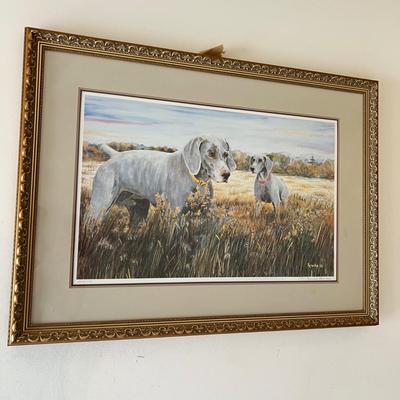 ‘Two Dogs’ Bruce Krucke Pencil Signed Limited Edition Print (P-RG)