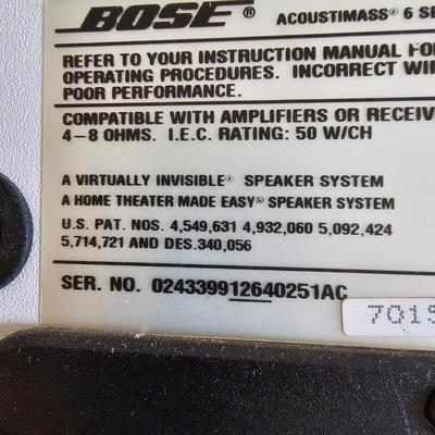 Bose Acoustimass 6 Series II Speaker System (LR-JS)