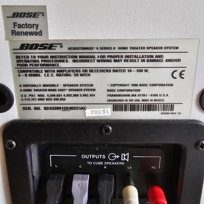 Bose Acoustimass 6 Series II Speaker System (LR-JS)