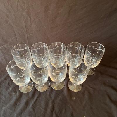 Fostoria Silver Rimmed Stemware (O-MG)