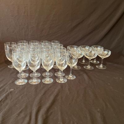 Fostoria Silver Rimmed Stemware (O-MG)