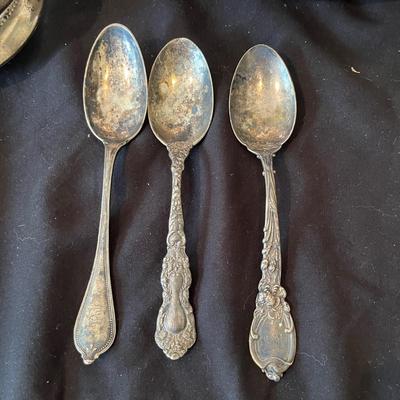 Sterling Spoons & Silverplate Serving Ware (O-MG)