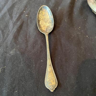 Sterling Spoons & Silverplate Serving Ware (O-MG)