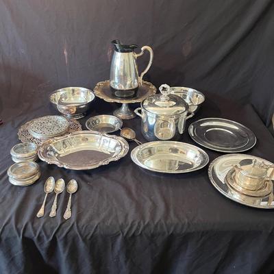 Sterling Spoons & Silverplate Serving Ware (O-MG)