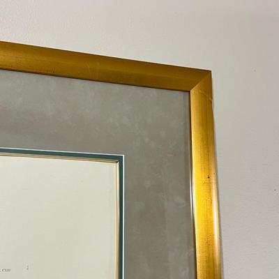 JJ AUDUBON ~ “Yellow-Crown Warbler” Framed Print