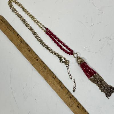 Tassel Pendant Necklace