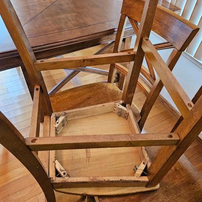 Tall Boy Dining Table with Six Chairs (DR-JS)