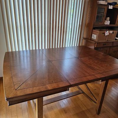 Tall Boy Dining Table with Six Chairs (DR-JS)