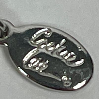 Cookie Lee Silver-tone Pendant Necklace Lavender Stones