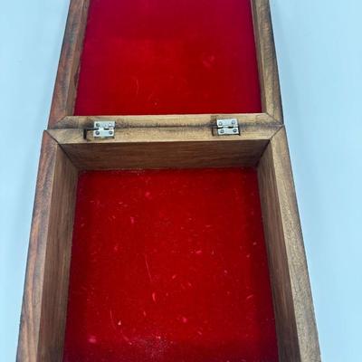 Vintage Wood Jewelry Box