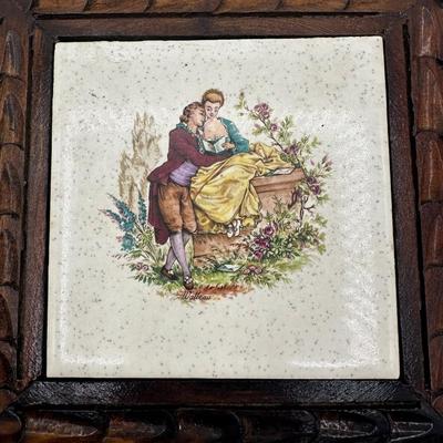 Vintage Wood Jewelry Box