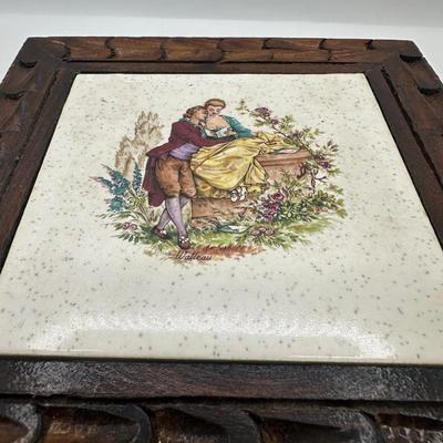 Vintage Wood Jewelry Box