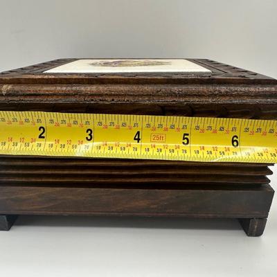 Vintage Wood Jewelry Box