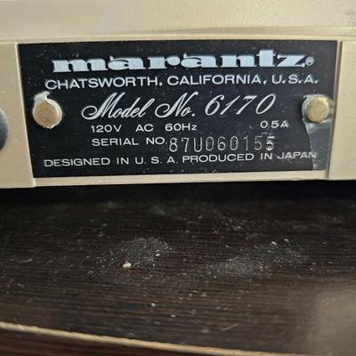 Marantz Direct Drive Turntable Model 6170 (P-JS)