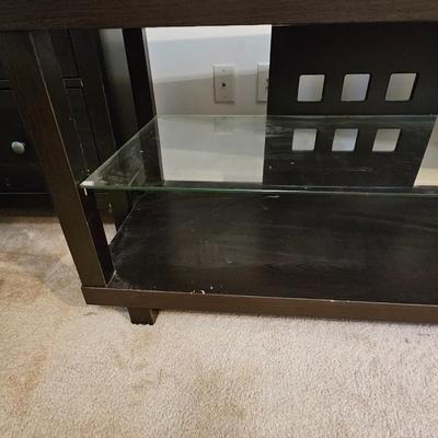 Two Shelf Low Entertainment Stand (P-JS)