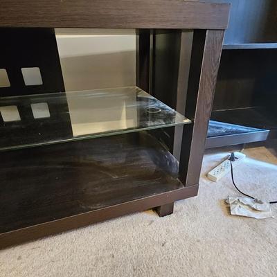 Two Shelf Low Entertainment Stand (P-JS)