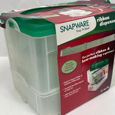 Snapware Ribbon Dispenser Plastic Storage box