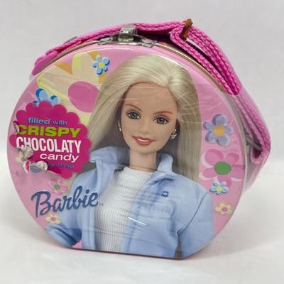 Barbie small case / snack box with expired candy inside