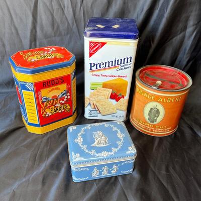 Vintage tins
