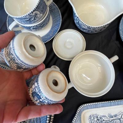 Currier & Ives by Royal Dish set