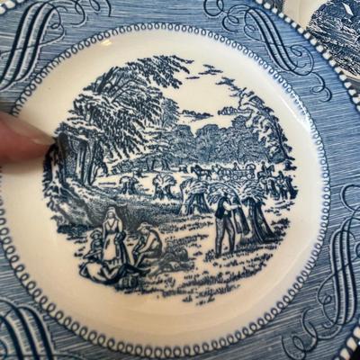 Currier & Ives by Royal Dish set