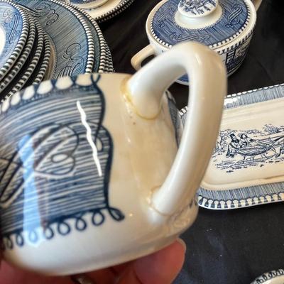 Currier & Ives by Royal Dish set