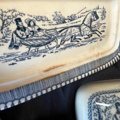 Currier & Ives by Royal Dish set