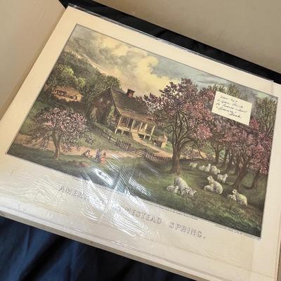 Currier & Ives coffee table book