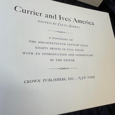 Currier & Ives coffee table book